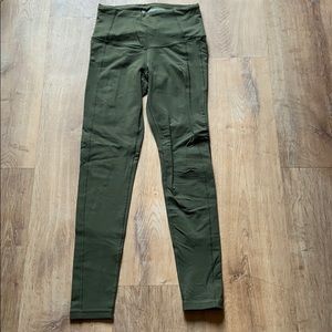 Green Victoria Secret SPORT Leggings